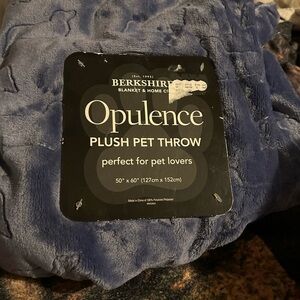 Berkshire Blue Plush Pet Blanket